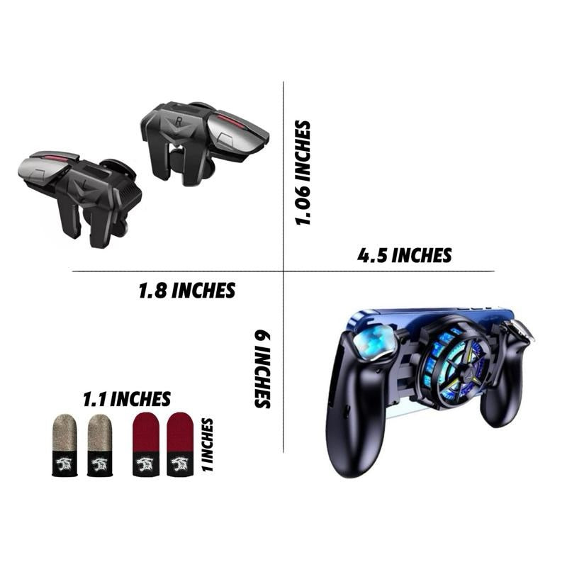 Mobile Game Controller Mobile Game Trigger - 6 fingers for iPhone & Android