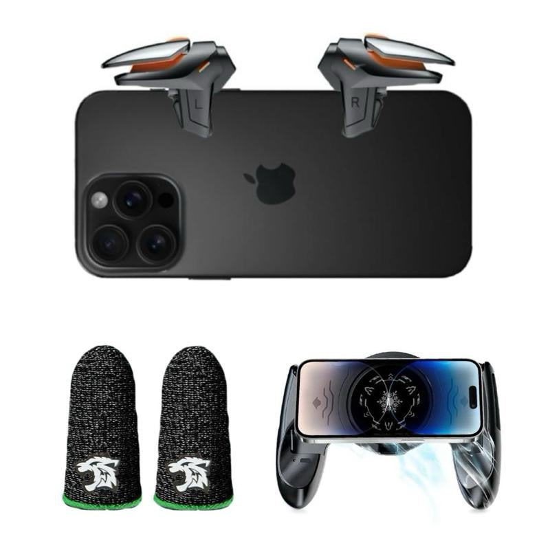 Mobile Controller 4 Fingers Mobile Game Trigger for iPhone & Android