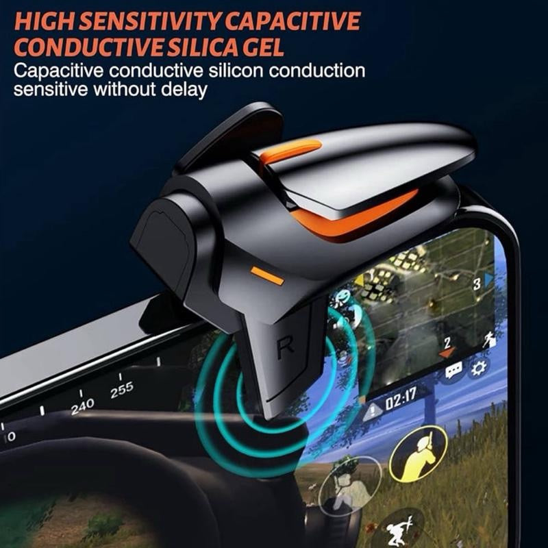 Mobile Controller 4 Fingers Mobile Game Trigger for iPhone & Android