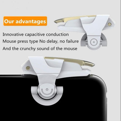Mobile Controller 4 Fingers Mobile Game Trigger for iPhone & Android
