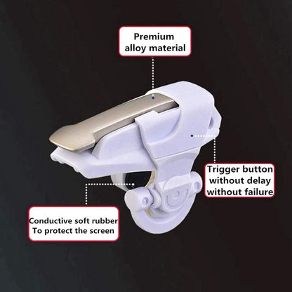 Mobile Controller 4 Fingers Mobile Game Trigger for iPhone & Android