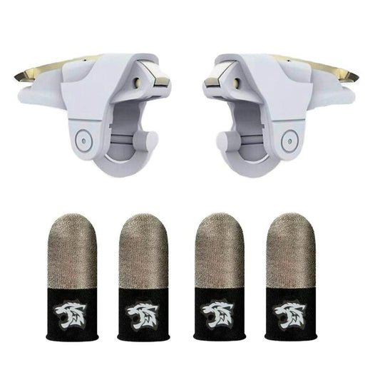 Mobile Controller 4 Fingers Mobile Game Trigger for iPhone & Android