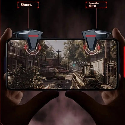 Mobile Controller 4 Fingers Mobile Game Trigger for iPhone & Android