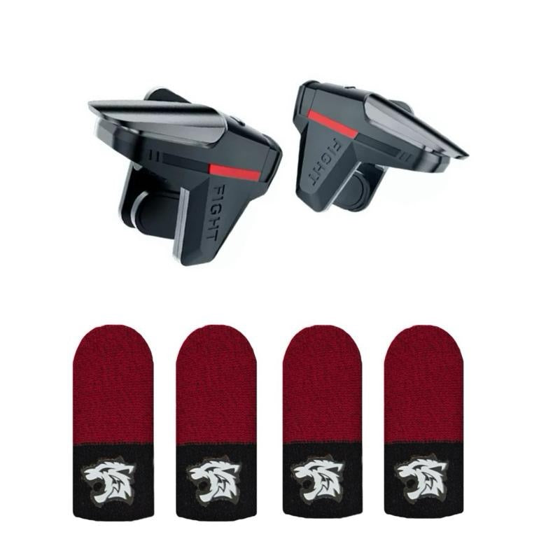 Mobile Controller 4 Fingers Mobile Game Trigger for iPhone & Android